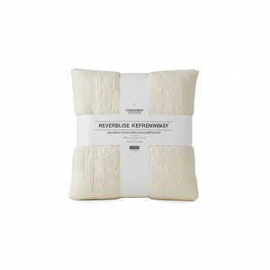 Set Copripiumino Reversibile Colore Crema per Letto Matrimoniale/Queen, Tessile per la Casa - Product Image 1