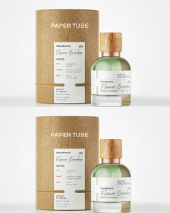 Tubo di carta su misura per bottiglia di profumo imballaggio Toner tubo di carta per la cura della pelle scatola di imballaggio con logo - Product Image 3