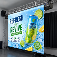 Écran LED déroulable P1.9, affichage LED intérieur, signalisation numérique et écrans publicitaires pour les magasins de détail et les salons professionnels