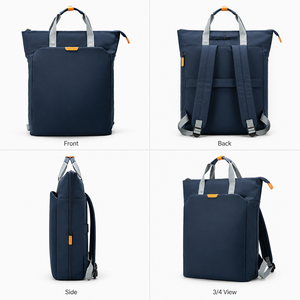 Sac à dos pour ordinateur portable unisexe de luxe pour l'extérieur, avec logo personnalisé, imperméable, antivol, fermeture éclair, USB, polyester, capacité 20-39L - Product Image 3
