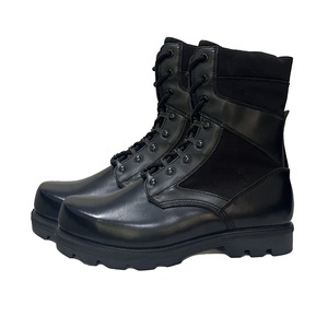 <span class=keywords><strong>Stivali</strong></span> antiscivolo con suola in gomma tattica di sicurezza nera da <span class=keywords><strong>uomo</strong></span> primavera impermeabile uniforme scarpe prese di fabbrica - Product Image 2