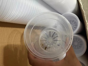 <span class=keywords><strong>Maceta</strong></span> <span class=keywords><strong>Transparente</strong></span> de PP Ecológica para Control de Raíces, Diseño de Orquídea Mariposa, para Hogar y Jardín - Product Image 2