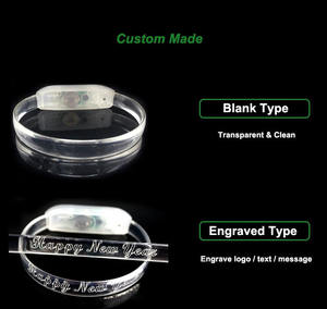 ノベルティギフトアイデアファッション電子ライトアップ点滅<span class=keywords><strong>LED</strong></span>ブレスレットナイトパーティーウェディング用 - Product Image 3