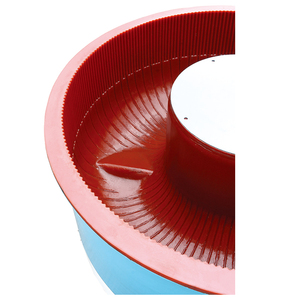 haute performance à faible bruit vibration rectifieuse équipement De Polissage avec droite ébavurer Tumbling bouche droite - Product Image 6