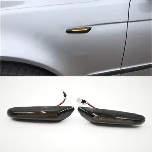 2pcs用于bmw E90 E91 E92 E93 E60 E87 E82 E46汽车转向信号灯LED转向指示灯灯罩信号灯侧标记