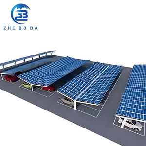 Installation économique Système de montage de carport solaire Anti-Corrosion Structure de port de voiture photovoltaïque durable <span class=keywords><strong>Parking</strong></span> de voiture - Product Image 6