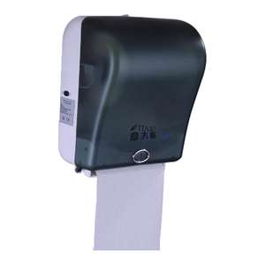 2023 Venta caliente de plástico montado en la pared dispensador de papel automático eléctrico sensor corte caja de papel para oficina hotel escuela <span class=keywords><strong>HOSP</strong></span> - Product Image 1