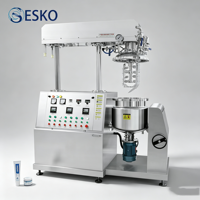 Homogénéisateur hydraulique industriel ESKO à levage par le vide pour pâtes chimiques quotidiennes, dentifrice et crèmes à haute viscosité