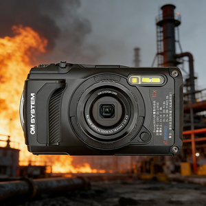 กล้องดิจิตอลที่ปลอดภัยในตัวเองพร้อมระบบออปติคอล CMOS ขนาด 1/2.3 นิ้วแบบ Full HD และการ์ดสำหรับน้ำมันและก๊าซ - Product Image 1