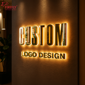 Tùy chỉnh ngoài trời trong nhà dấu hiệu kinh doanh LED chiếu sáng dấu hiệu vàng 3D Logo Led <span class=keywords><strong>Backlit</strong></span> chữ signage LED đăng ký cho salon - Product Image 2