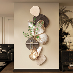 Style médiéval papillon hall d'entrée Art décor à la maison peinture atmosphère simplicité fond mur LED décor peinture - Product Image 5