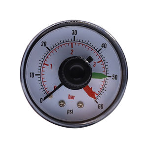 มาตรวัดความดันตัวกรองสระว่ายน้ำ1/4 "NPT หลังหรือต่ำเมาท์0-60 PSI กับ dial Setter - Product Image 3