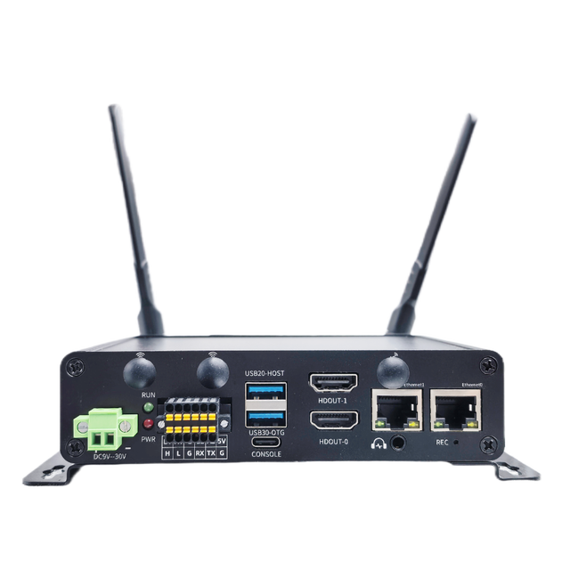 RK3588 AIBOX With Hailo8 26T or DEEPX DX-M1 25T M. 2 AI Module / WIFI6/4G LTE Ubuntu 24.04 Linux RK3588 Industrial Edge Computer