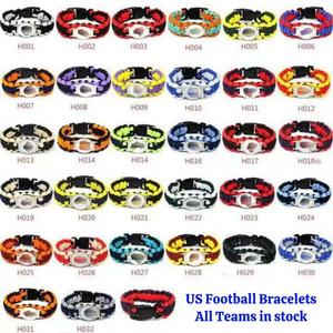 Grosir Gelang Kulit Kepang Retro Tim Olahraga AS Multi-lapis Tahan Sobek Cetak Sublimasi Acara Promosi Paduan Logam Perunggu - Product Image 2