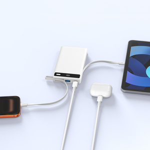 Batería Externa Portátil con Salida Tipo C de 22.5W y Carga Rápida de 10000mah con Dos Cables Integrados - Product Image 5
