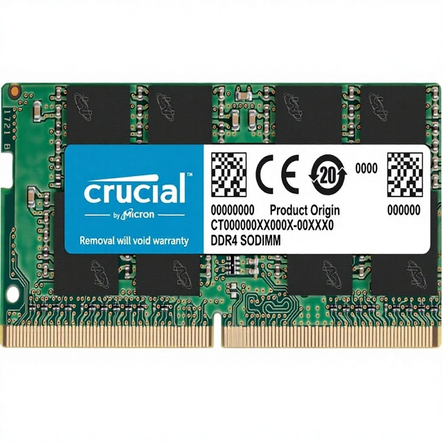 Crucial 16GB DDR4 3200 MT/S (PC4-25600) CL22 DR X8 Unbuffered SODIMM 260-Pin Laptop Memory-CT16G4SFD832A in Stock