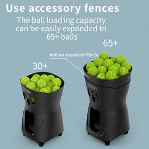 Máquina Lanzapelotas de Tenis Automática Portátil PUSUN PT MINI <span class=keywords><strong>Pro</strong></span>, Controlada por Aplicación, Lanzador Inteligente para Entrenamiento de Jugadores - Product Image 3