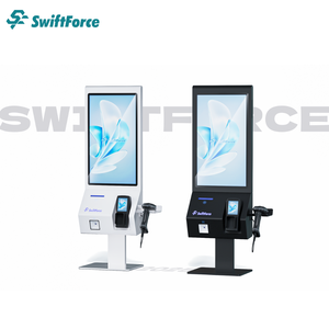 ตู้ขนาด21/27นิ้วตู้ติดผนังระบบ POS หน้าต่างตู้หน้าจอสัมผัส ODM ร้านอาหารแบบบริการตนเองตู้สั่งซื้อ - Product Image 5