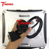 Ordinateur portable Toughbook CF19 pour outil de diagnostic de grue et d'excavatrice Liebherr, LIEBHERR Sculi Lindiag Lindos Canbus CEP12, scanner manuel