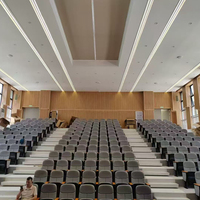 Sièges de cinéma pliables en tissu éponge à bas prix du fournisseur chaises d'auditorium universitaire chaises d'église