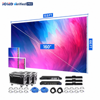 P3.9 P4.81 écran extérieur d'affichage à LED de location pour des événements de concerts de cinéma HD 6m x 3m polychrome 500mm x 1000mm toile de fond a mené l'écran