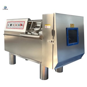 Santiago gà khối Thụy Điển Tự động Slicer Máy thịt bò Máy cắt thịt đông lạnh thịt Cube Máy cắt - Product Image 1