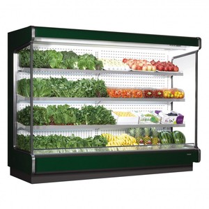 Exhibidor Abierto de Múltiples Niveles para Frutas y Verduras W3437 D950 H2100, Control Remoto Estándar, 220V, Acero Inoxidable, LED, Amplio, para Hipermercados - Product Image 1