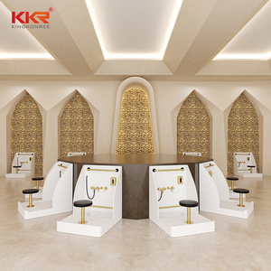 Lavabo in Solid Surface per Aree di Abluzione in Moschee, <span class=keywords><strong>Lavapiedi</strong></span> Islamico Commerciale - Product Image 4