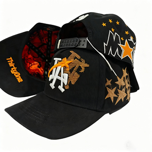 2025 Tùy Chỉnh Bán Buôn Biểu Tượng Mới Đồng Bằng Thể Thao OEM Cotton Snapback Bóng Chày Thêu Biểu Tượng <span class=keywords><strong>6</strong></span> Bảng Điều Chỉnh Được Trang Bị Mũ Mũ - Product Image 2