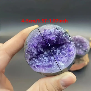 Ein Stück natürliche <span class=keywords><strong>Amethyst</strong></span>-Geode kugeln, dunkel violette <span class=keywords><strong>Amethyst</strong></span>-Cluster kugeln für Wohnkultur - Product Image 5
