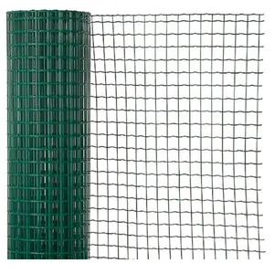 High Quality PVC Coating Welding Wire Mesh Green Dutch Mesh Euro Fence Mesh 1.8m X 20m Roll