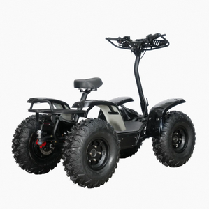 Nuevo Scooter Eléctrico Todoterreno Plegable de Cuatro Ruedas con Suspensión Completa, Control por Aplicación, Motor Dual de 3000W, 60V 21-30Ah, >65km/h de Alta Velocidad - Product Image 4