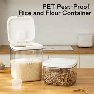 Contenedores de Almacenamiento de Alimentos Personalizados ANYA, Dispensador Hermético a Prueba de Humedad, Organizador de Cocina, Cajas de Almacenamiento para Arroz, Harina y Cereales - Product Image 3