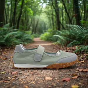 Zapatillas casuales de entrenamiento alemanas de una sola capa con velcro para mujer, modelo 2026 de primavera, con suela de TPR y parte superior de tela, estilo transfronterizo anti-flannel. - Product Image 5