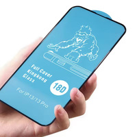 Vente en gros 18D colle complète couverture complète écran verre trempé protecteur airbag anti-chute pour Redmi Note 8 SPARK 4 5 6 7 8 9 10 20