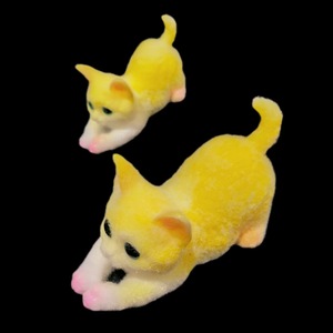 Juguete de simulación transfronterizo de gatito de colores, unisex, para edades de 3 a 60 años, con música, descompresión, alivio del estrés, elástico y de rebote lento, para padres e hijos. - Product Image 3