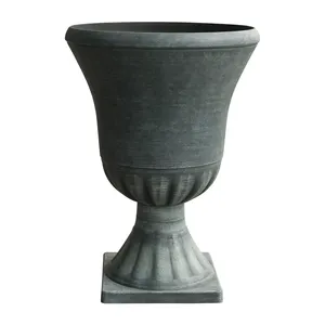 Outdoor Indoor Decor Planter Antique Plastic Urn Plant Pots Roman Flowerpots