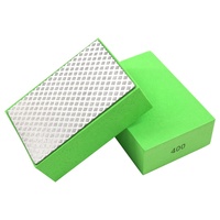Tampons de ponçage à la main en diamant électrolytique Blocs de polissage en éponge Outil de bloc de meulage abrasif pour le verre de marbre en céramique de granit