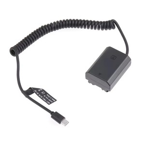 Nouvel adaptateur de batterie factice NP-FZ100 avec accessoires de caméra à câble à ressort USB-C pour <span class=keywords><strong>Sony</strong></span> A6600 A7C A7III <span class=keywords><strong>A7SIII</strong></span> A7R - Product Image 4