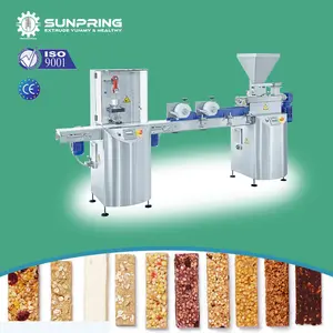 SunPring-Máquina de fabricación de barras de proteína, máquina industrial de barras de cereales, línea de producción de barras de sésamo