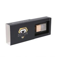 Boîte de parfum pour voiture au prix d'usine, emballage personnalisé, diffuseur de parfum, boîte en papier pliée à plat, doublure en éponge, matériaux recyclés