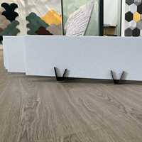 Panel Dinding Dekoratif Putih, Papan Dinding Beralur, Papan Fitur Interior Modern untuk Dinding Latar Belakang