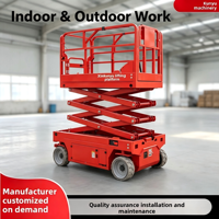 Plataforma Elevadora Autopropulsada de Acero al Manganeso Berui GTJZ1012, Elevador de Tijera Electrohidráulico de 12 m, Capacidad de 320 kg