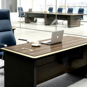 <span class=keywords><strong>Bureau</strong></span> de direction moderne avec <span class=keywords><strong>tiroir</strong></span>, poste de travail informatique en bois, ensemble de mobilier de <span class=keywords><strong>bureau</strong></span> pour usage domestique et commercial - Product Image 4