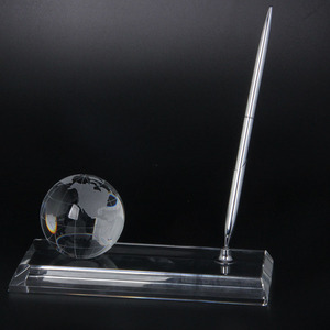 Bán Buôn Pha Lê Globe Bút Chủ <span class=keywords><strong>Set</strong></span> Cho Văn Phòng OSM025 - Product Image 3