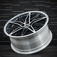 Nouvelles jantes 18x8.5 19x9.5 20x10 en alliage d'aluminium forgé, finition noir brillant, face usinée, 10 branches, concave étoile, pour GR et Z