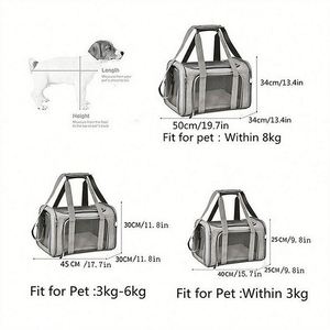 Portable Breathable <b>cat</b> <b>Backpack</b> Pet Travel Carrier Bag for Small Dogs and <b>Cats</b>, Car Seat Tote, Custom logo Promotional Gift - Product Image 4