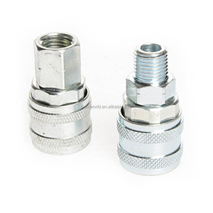 Acoplador Rápido de Tubo ARO Americano SH, Acoplador de Acero Galvanizado para Compresor de Aire, Bomba de Aire para Neumáticos, Herramienta Neumática - Product Image 2