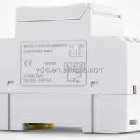Controlador de Tiempo Electrónico Inteligente THC15A IP21 con Certificación CE, 240V 30A, Retardo de 1 Hora, Tipo Riel, para Microordenadores