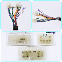 Ai Jia Mobil Radio Android DVD Dash Board Kawat Harness Kabel Canbus Bingkai untuk 2003-2008 TOYOTA LAND CRUISER 100 MANUAL AC 9 Inci